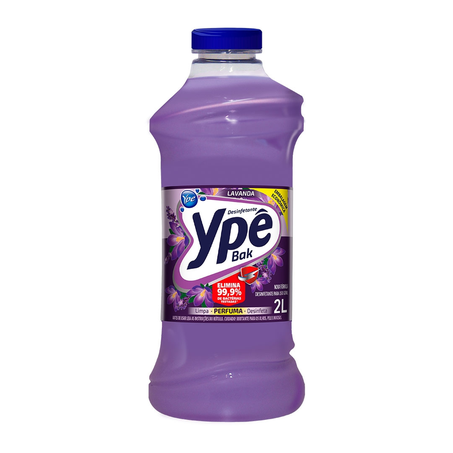 Desinfetante Ypê Bak Lavanda Frasco 2L
