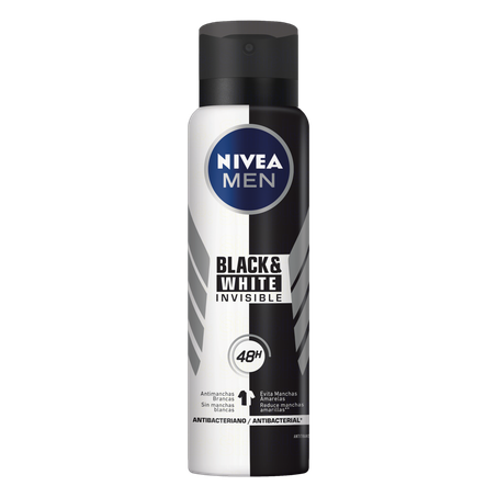 DESODORANTE AEROSSOL NIVEA MEN INVISIBLE FOR BLACK & WHITE