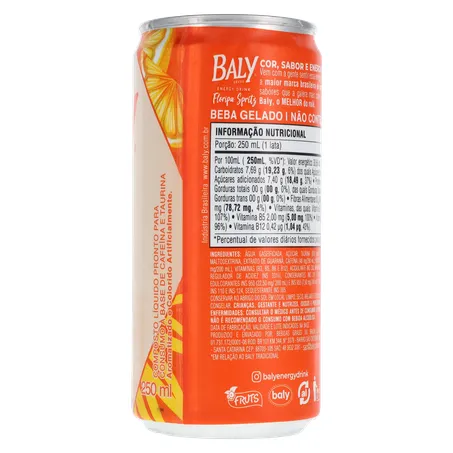 Energético Baly Foripa Spritz Lt 250ml 360-12