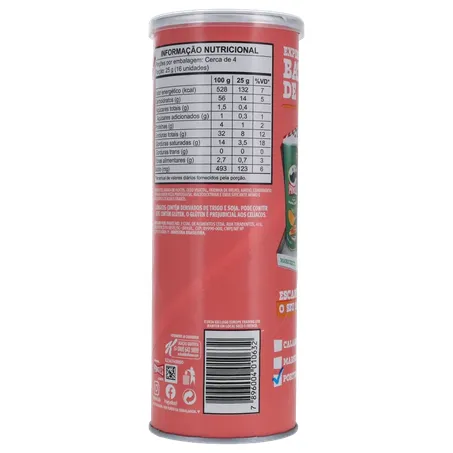 Salgadinho Pringles Batata Portuguesa Tubo 105g 
  360-14