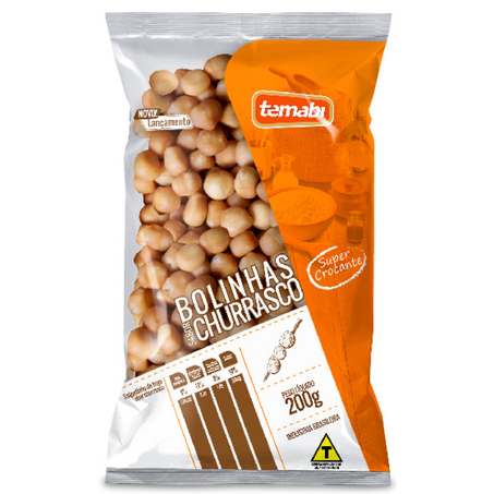 Biscoito bolinhas crocante temabi 160g churrasco