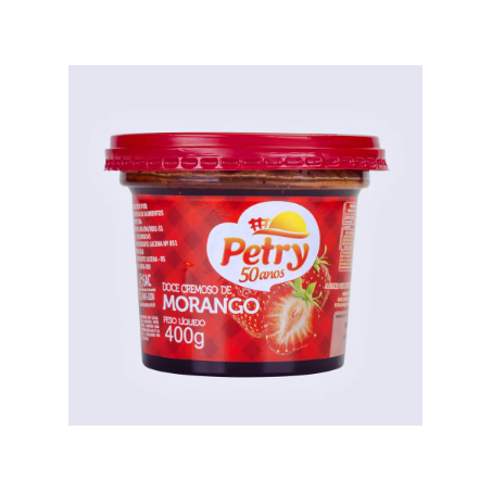 Doce de fruta petry 400g morango