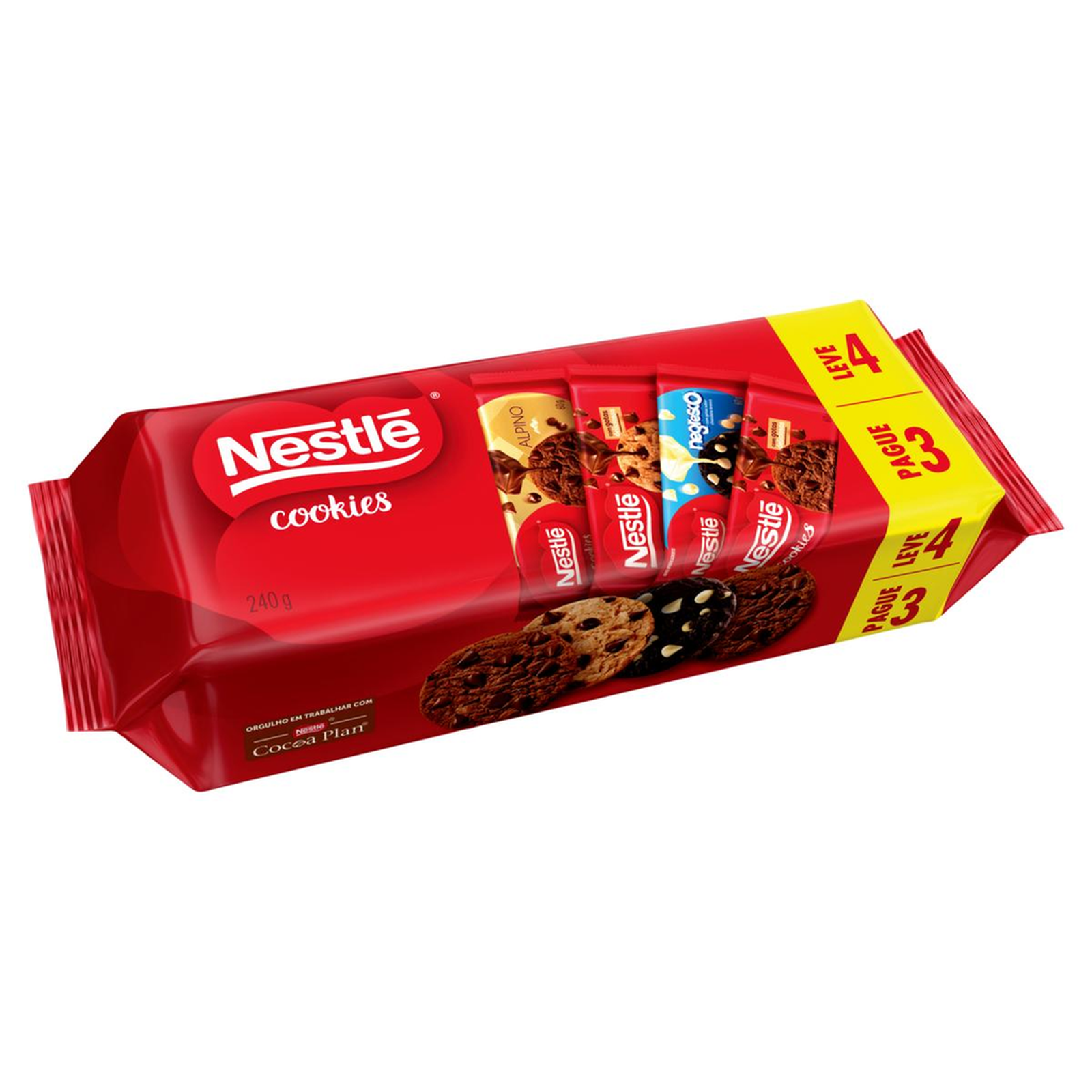 cooky★ Cookies Nestlé 240g - Leve 4, Pague 3 | Condor