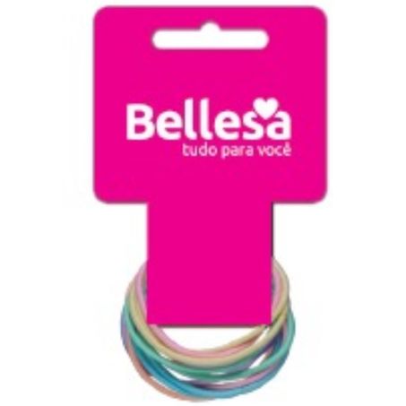 Elastico p/cabelo bellesa pastel