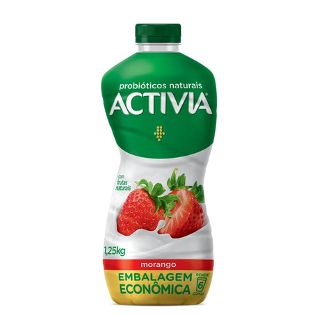 DANONE ACTIVIA 1250G MORANGO GF