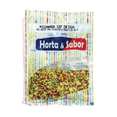 Miçanga colorida horta & sabor 40g