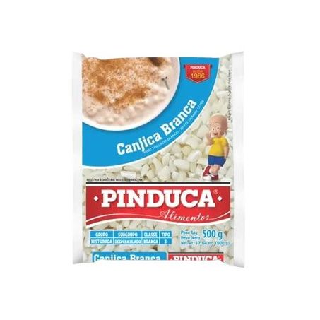 Canjica Branca Pinduca Embalagem 500G