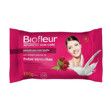 SABONETE BARRA FRUTAS VERM ADVANCE BIOFLEUR 180G
