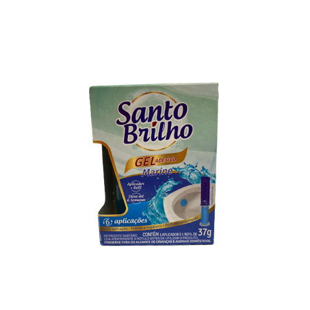 SANTO BRILHO GEL ADESIVO MARINE AP+REFIL C/6      