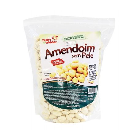 Amendoim nutri wieder sem pele 500g