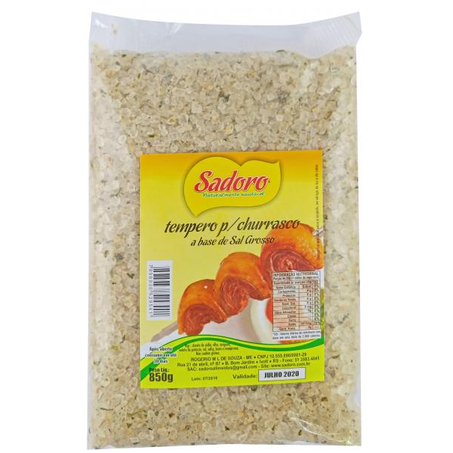 SAL GROSSO TEMPERADO SADORO 850G