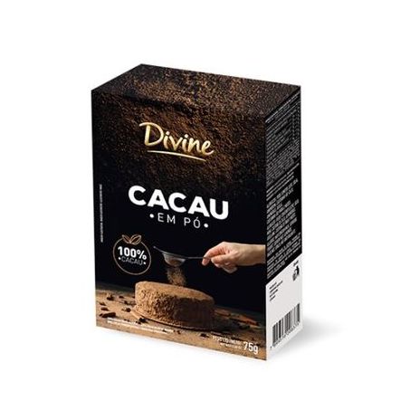 Cacau em pó natural divine 75g