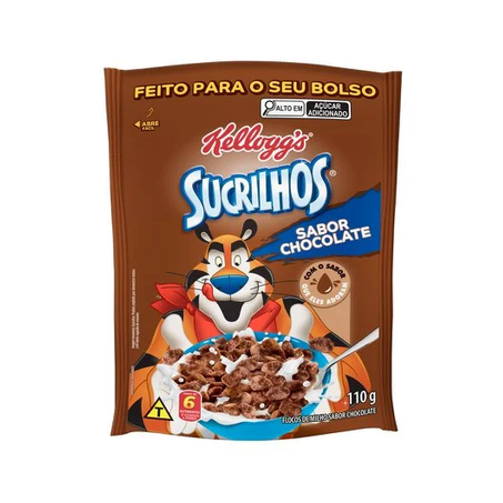 Cereal Kellogs Sucrilhos Sabor Chocolate 110g