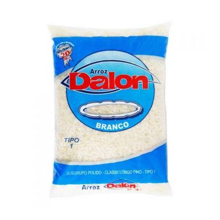 Arroz dalon branco tipo 1 pacote 5kg
