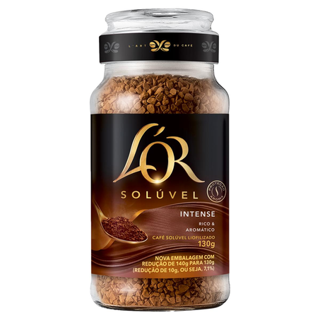 Café-solúvel Lor 130g - Intense - Vidro