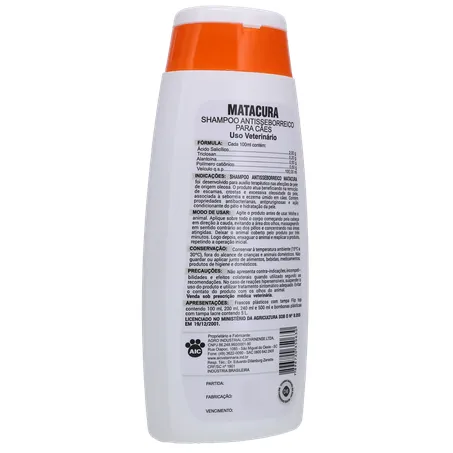 Shamp matacura antisseborreico 200ml 360-15