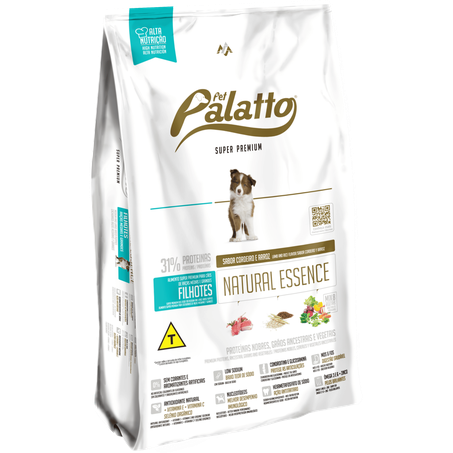 Ração Palatto Natural Essence Cordeiro Filhotes 10,1Kg