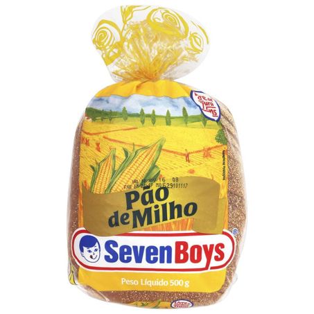 Pão de milho seven boys 500g