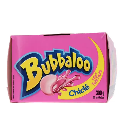 Chicle Bubbaloo Tutti Frutti 60 Unidades 5g 360-19