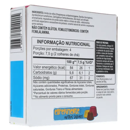 PUDIM ZERO MORANGO 30G - APTI 360-14