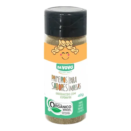 TEMPERO PRIMEIROS SABORES MASSAS ORG 40G