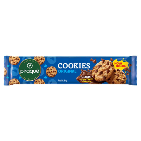 Cookies Piraquê 80g - Baunilha
