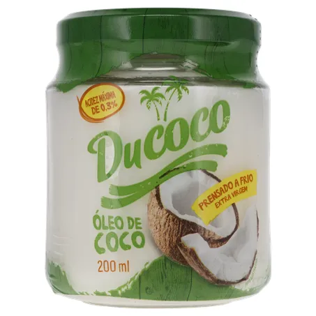 ÓLEO DE COCO DUCOCO EXTRA VIRGEM VIDRO 200ML