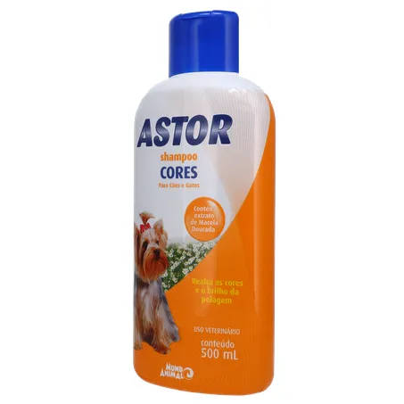 SHAMPOO ASTOR CORES CAES GATOS 500ML 360-3
