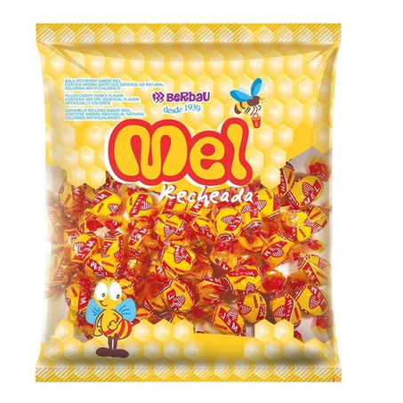 BALA BERBAU MEL RECHEADA 250G