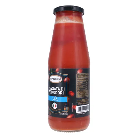 Passata Di Pomodori Mastroiani Cebola Vidro 680g 360-4