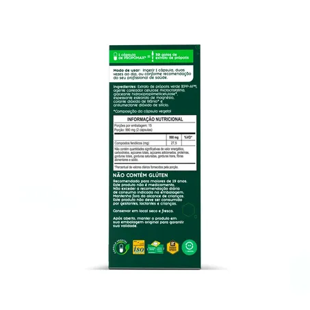 PROPOMAX PRÓPOLIS VERDE 30 CÁPSULAS - APISFLORA 360-1