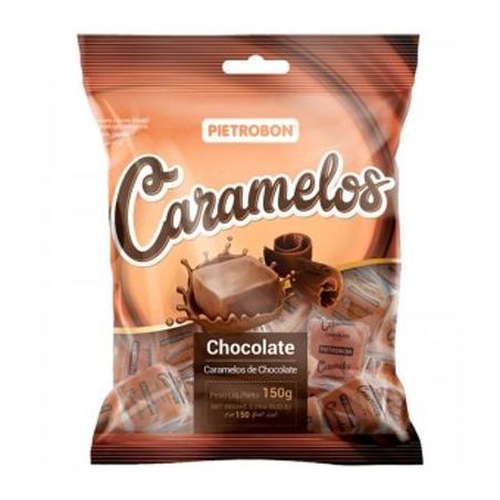 BALAS PIETROBON 250 G CARAMELO CHOCOLATE          
