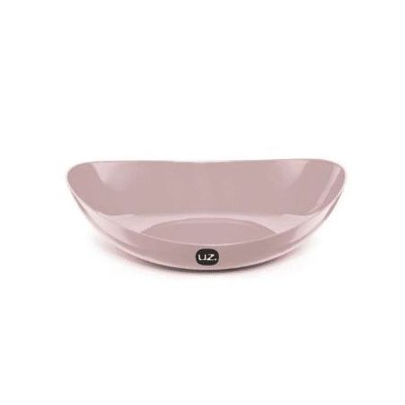 Saladeira plast oval plus rosa 4l