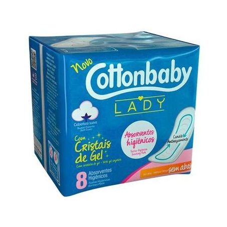 Absorvente Cottonbaby S/Abas C/8 Suave