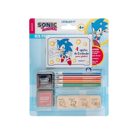 KIT PINTURA C/CARIMBO SONIC LEO & LEO 10368       
