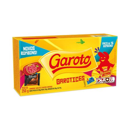 BOMBOM GAROTO 250G SORTIDO CX 30