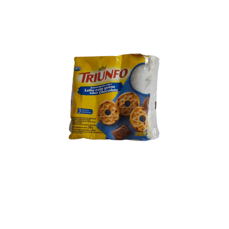 Biscoito triunfo amant gotas 248g
