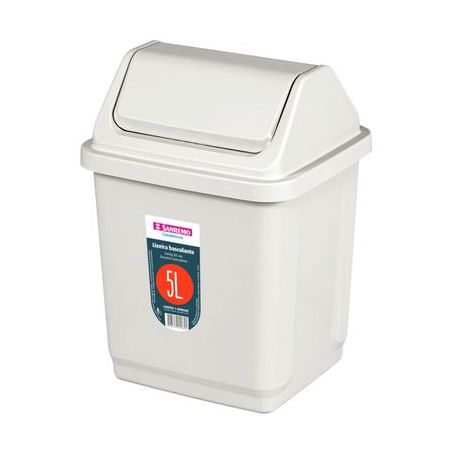 LIXEIRA SANREMO 5L BASC PLAST