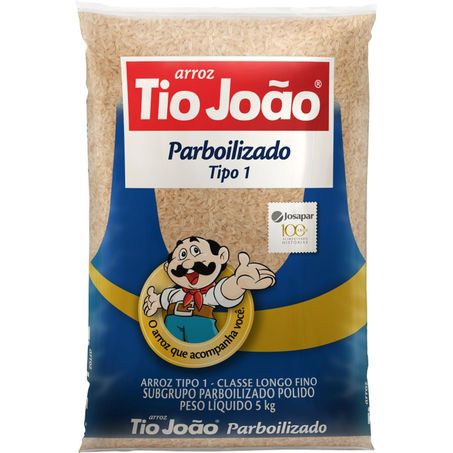 Arroz Tio João 5kg - Parboilizado