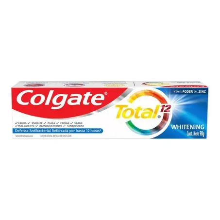 Creme Dental Colgate Total 12 Whitening Caixa 90gr