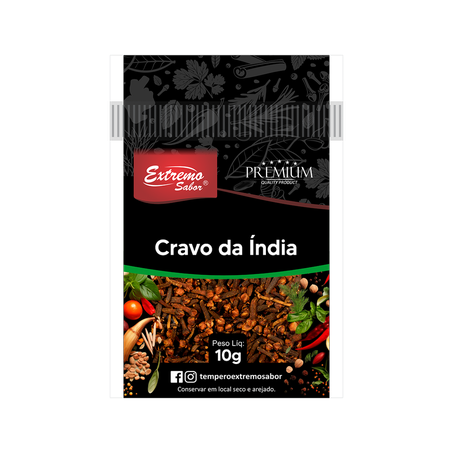 Cravo da índia extremo sabor sachê 10g