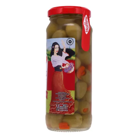 Azeitona Verde La Violetera Pasta de Pimentão Vidro 200G 360-11