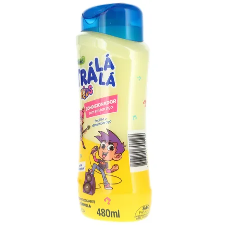 Condicionador tralalá kids 480ml sem embaraço 360-5
