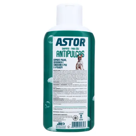 SHAMPOO ASTOR ANTIPULGAS PARA CAES 500ML 360-18