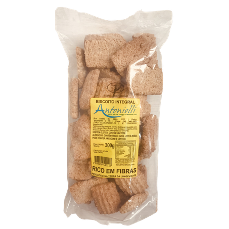 ANTONIOLLI BISCOITO INTEGRAL 300G