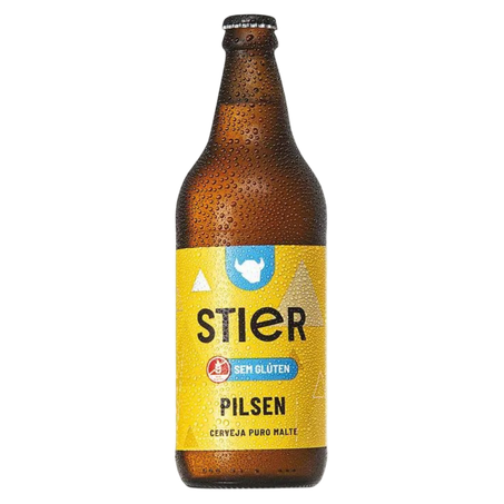 Cerveja stier pilsen sem glúten garrafa 600ml