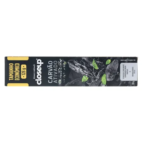 Gel Dental Closeup Branco Radiante Carvão Ativado Menta 128G 360-18