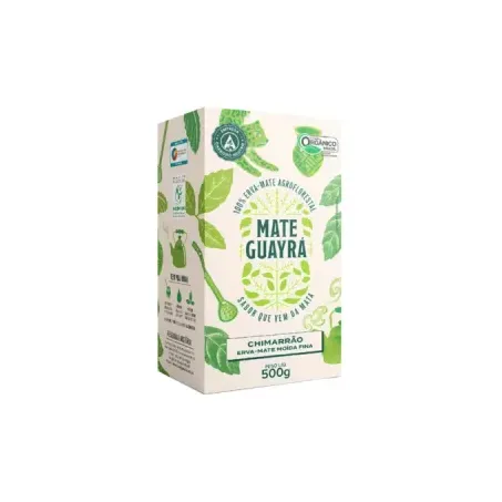 ERVA MATE MOIDA FINA ORG 500G - GUAYRA