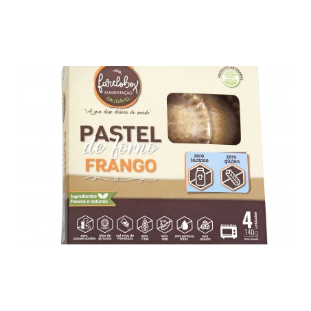 Pastel Frango Sem Glúten Sem Lactose Farelobox 360g