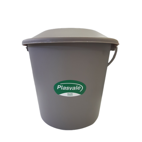 PLASVALE LIXEIRA P/PIA COR MARROM